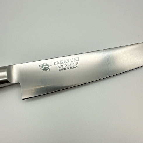 堺孝行 イノックス抗菌カラー 8A鋼 ペティーナイフ POM樹脂 抗菌ハンドル(ブラック)3